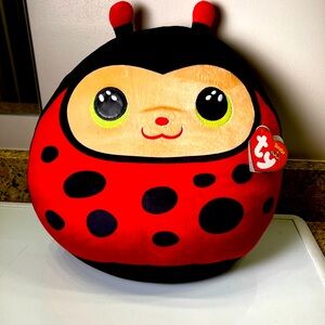TY Ladybug Squishi NWT